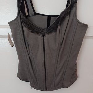 Neiman Marcus Designer Wool Corset Vest NWT Size L Cadolle Creation Paris France